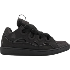 Lanvin Men Shoes Lanvin Curb Chunky Leather Low-Top M - Black