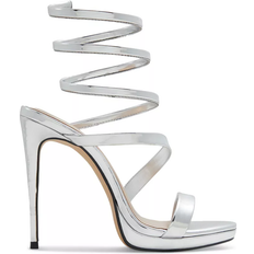 Slip-On Heeled Sandals ALDO Katswirl - Silver