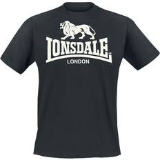Lonsdale Herren - L T-Shirts Lonsdale Logo T-shirt - Black