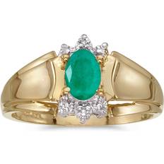 Direct Jewelry Ring - Gold/Silver/Emerald/Diamonds