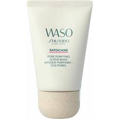 Ikke-komedogene Ansiktspeeling Shiseido Waso Satocane Pore Purifying Scrub Mask 80ml