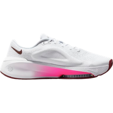 Polyester Treningssko Nike Versair W - White/Fierce Pink/Metallic Silver/Dark Team Red