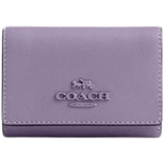 Purple Wallets & Key Holders Coach Micro Wallet -Silver/Light Violet