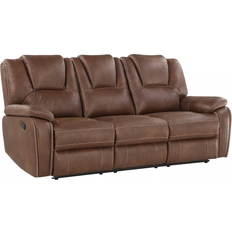 Reclining sofas Steve Silver Co Katrine Brown Sofa 83.5" 3 Seater