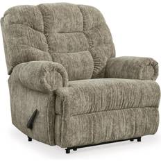 Armchairs Signature Design by Ashley Movie Man Classic Gray Armchair 47"