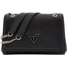 Handtaschen Guess Noelle Saffiano Mini Crossbody Bag - Black