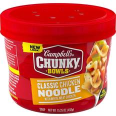 Campbells Chunky Chicken Noodle Soup Microwavable Bowl 15.2oz 1pack