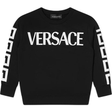 Versace Kid's Greca Logo Sweatshirt - Black