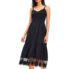 Loft Strappy Midi Dress - Black