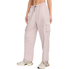 Women Pants Nike Women's Sportswear Essential High-Waisted Woven Cargo Pants - Platinum Violet/Sail