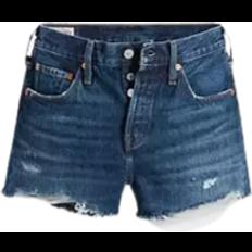 Levi's Damen - W33 Shorts Levi's 501 Original Fit High Rise Women's Shorts - Third Try/Dark Wash
