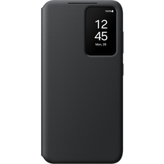 Schwarz Klapphüllen Samsung Smart View Wallet Case for Galaxy S24