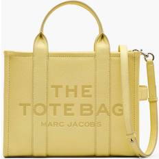 Marc Jacobs The Leather Medium Tote Bag - Custard