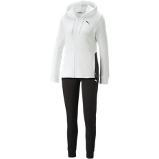 Damen Jumpsuits & Overalls Puma Classic Hooded Tracksuit Women - White