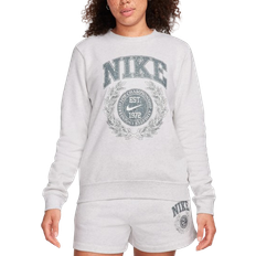 Nike Women's Sportswear Club Fleece Crew Neck Sweatshirt - Birch Heather