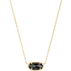 Kendra Scott Elisa Pendant Necklace - Gold/Black