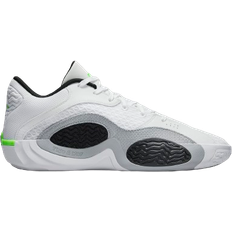 Laced Basketball Shoes Nike Tatum 2 M - White/Black/Wolf Grey/Electric Green