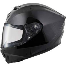 Full Face Helmets Motorcycle Helmets Scorpion Exo-R420 Solid Black Adult, Unisex
