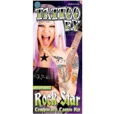 Makeup Tinsley Transfers FX Rock Star Tattoo Set Kit Acessory