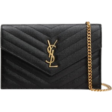 Saint Laurent Handbags Saint Laurent YSL Monogram Small Wallet - Black