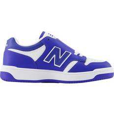 New Balance Little Kid's 480 Bungee Lace with Top Strap - Marine Blue with White