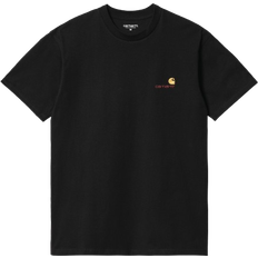 Carhartt Herren Bekleidung Carhartt S/S American Script T-shirt - Black