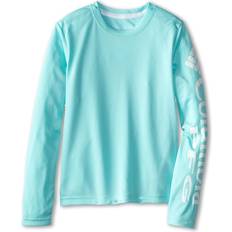 L T-shirts Children's Clothing Columbia Kid's PFG Terminal Tackle Long Sleeve Shirt - Gulf Stream (1541251-103)