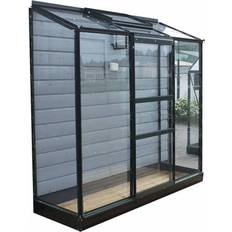 Wandgewächshäuser Halls Greenhouses Altan 3 1.3m² 3mm Aluminium Glas