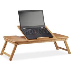 Laptopständer Relaxdays Natural Laptop Table Bamboo