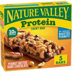 Food & Drinks Nature Valley Peanut Butter Dark Chocolate Protein Chewy Bars 5 pcs