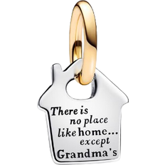 Gold - Silver Charms & Pendants Pandora Two Tone Grandma's House Dangle Charm - Silver/Gold