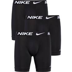 Nike Dri Fit Essential Micro Long Boxer Briefs 3-pack - Black