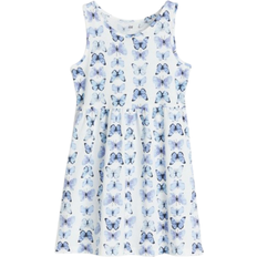 H&M Patterned Dress - White/Butterflies (1157735050)