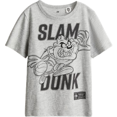 Rayon Oberteile H&M Kinder Baumwoll-T-Shirt mit Print - Graumeliert/Looney Tunes (1117462020)