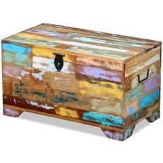 Chests vidaXL Reclaimed Multicolored 28.7x16.1"