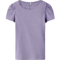 Modal T-Shirts Name It Regular Fit T-shirt- Heirloom Lilac