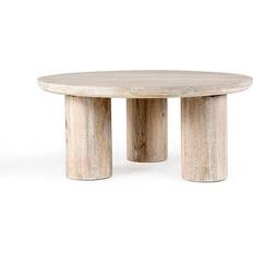 Wood Coffee Tables Kosas Home Beau Sand/Brown 15.7"
