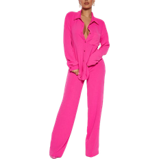 Fashion Nova Makenzie Pant Set - Hot Pink