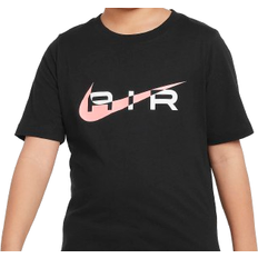 Pink nike shirt Nike Boy's Air Youth T-shirt - Black/Pink Foam