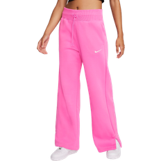 Nike Women's Sportswear Phoenix Fleece High-Waisted Wide-Leg Sweatpants - Playful Pink/Sail