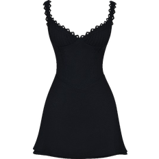 House of CB Short Dresses Clothing House of CB Tilly Pin Tuck Mini Dress - Black