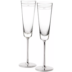 Kate Spade New York Set Of 2 Darling Point Toasting Flutes Champagne Glass 2