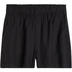 H&M Linen Shorts - Black