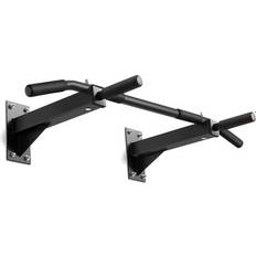 Wall Bars Costway Wall Mounted Multi-Grip Pull Up Bar with Foam Handgrips
