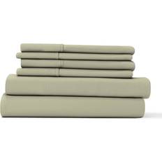 Bed Sheets Becky Cameron Double Brushed Deep Pocket Bed Sheet Green (243.8x167.6)