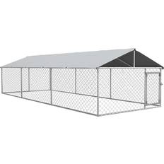 Pawhut Dog Kennel Outside with Waterproof Cover Large 19.7'x7.5'x4.9'