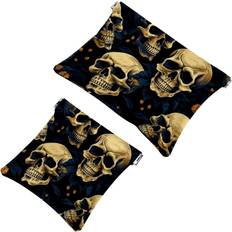 Shrapnel Pouch Skull Pocket Cosmetic Bag 2-pack - Multicolour