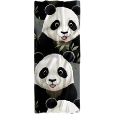 Ownta Panda Pattern Breathable and Translucent Chiffon Silk Scarf - Multicolour