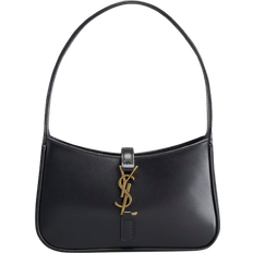 Saint Laurent Handbags Saint Laurent Le 5 A 7 Mini Smooth Leather Shoulder Bag - Noir