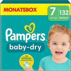 Pflege & Bad Pampers Baby Dry Diapers Size 7 15+kg 132pcs
